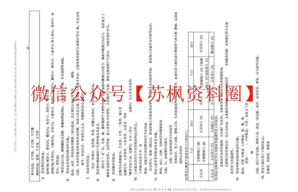 人体组织解剖学